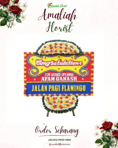 Bunga Papan Congratulation di Wanaherang
